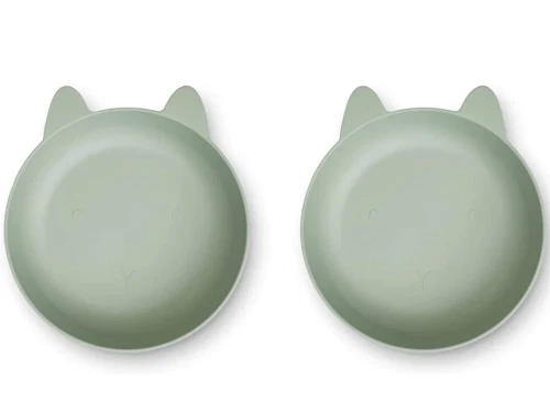 Liewood rabbit dusty mint skåle Solina (2-pack)